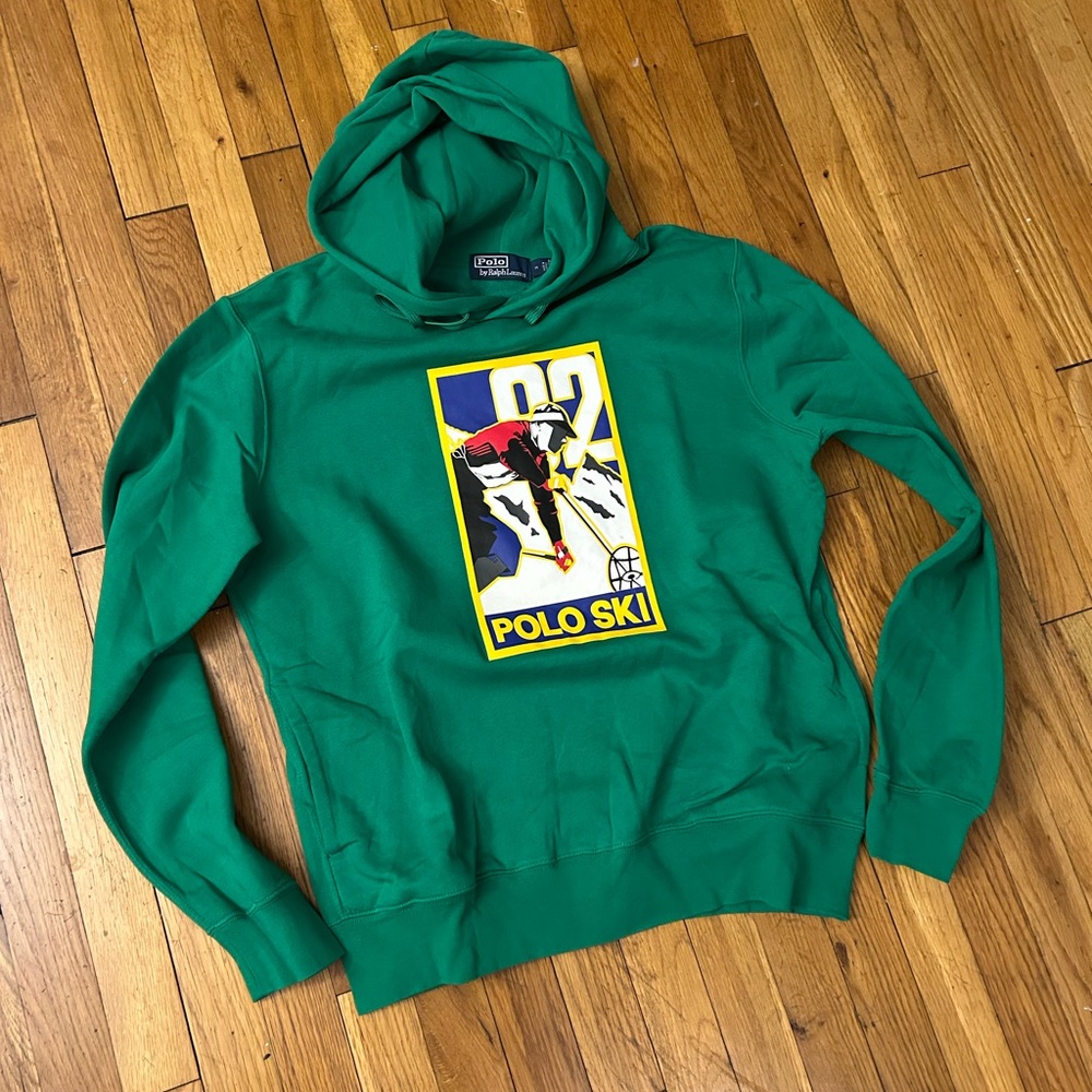 Ralph Lauren Green Polo Ski Hoodie
